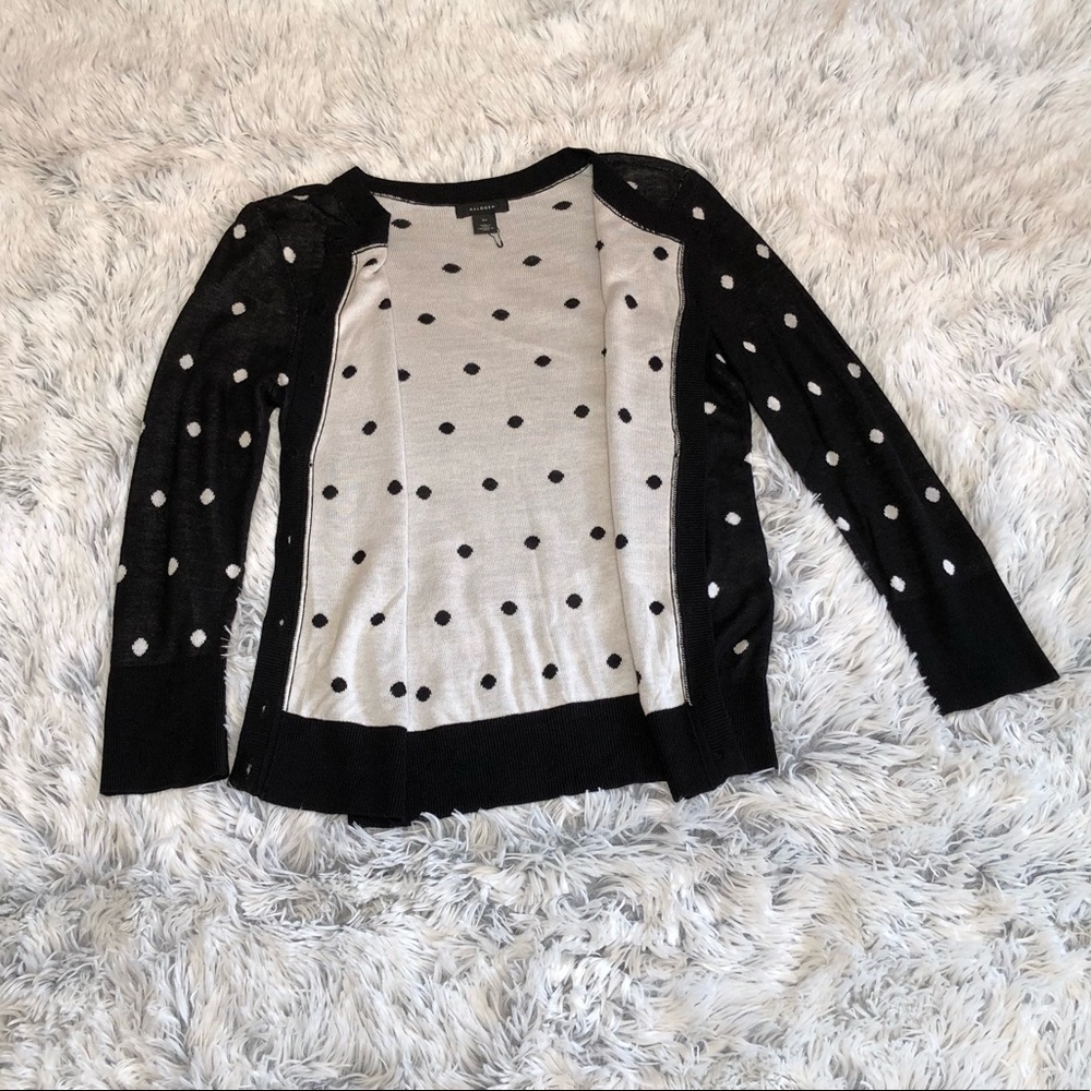 Halogen Crew Neck Button Front Cardigan - image 5